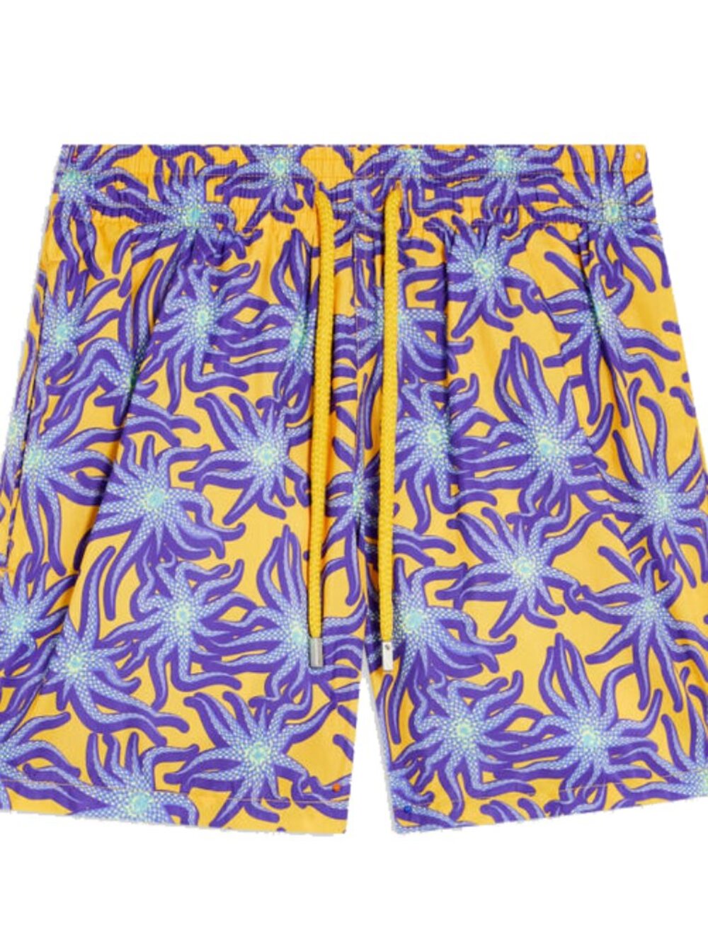 NWT Vilebrequin Men's Olohina Maillot de Bain Jaune Nashi Swim Trunk 4XL